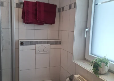 Badezimmer mit WC im Appartement Alpenglühn