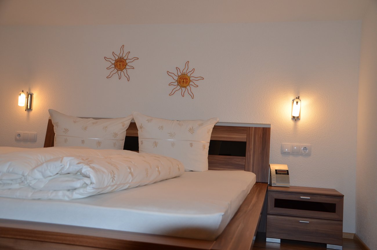 Schlafbereich Appartement Moritz